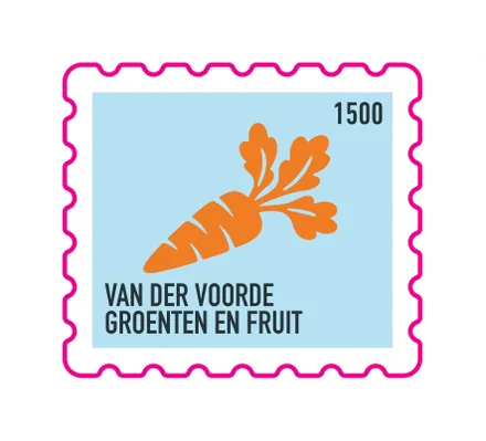 Zegel Van der Voorde groenten en fruit